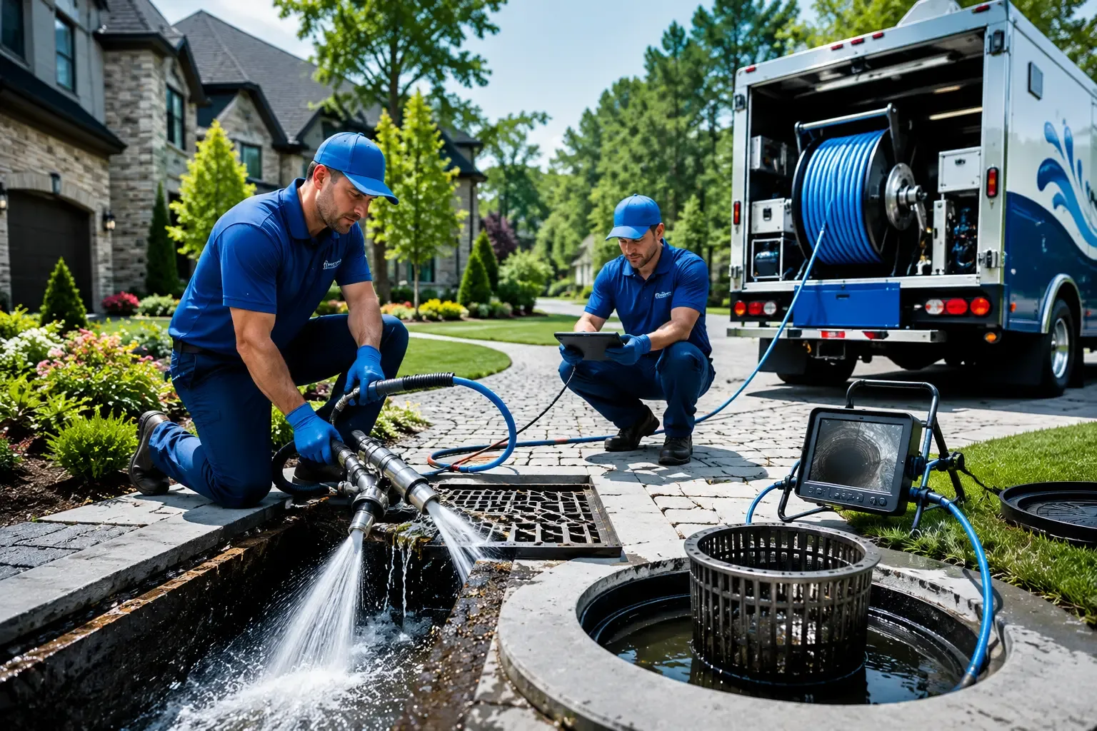 Local outdoor drain cleaning professionals in North Reading, MA